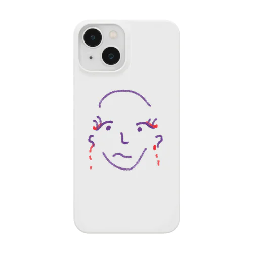 ハゲ美女　長イヤリングを添えて Smartphone Case