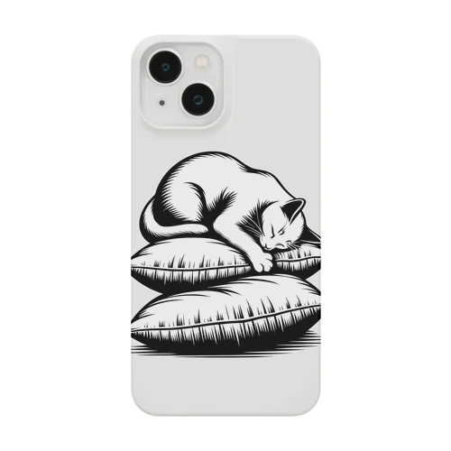 🐱『鹿児島SUZURIアート iPhoneケース: 快適な昼寝タイム』🛌 Smartphone Case