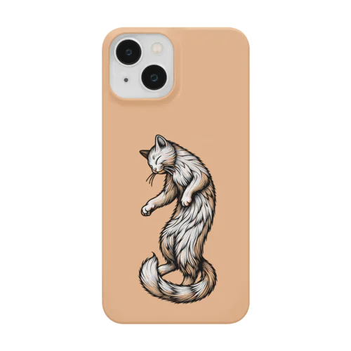 🐾『鹿児島SUZURIアート iPhoneケース: 躍動する猫の美』🌀 Smartphone Case
