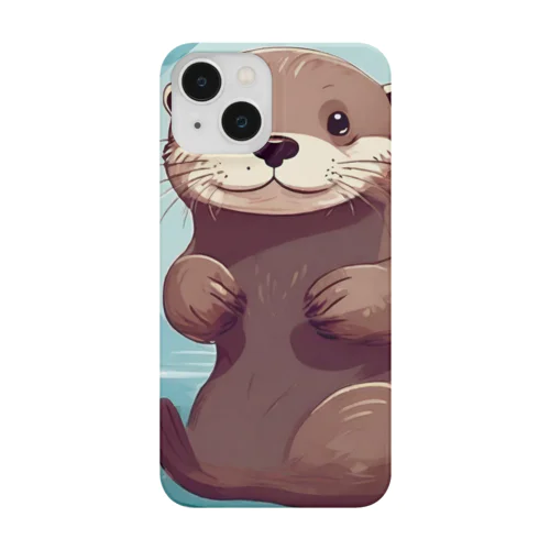 (*≧з≦)カワウソのグッズ Smartphone Case