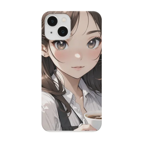 バリスタ見習いの女の子 Smartphone Case