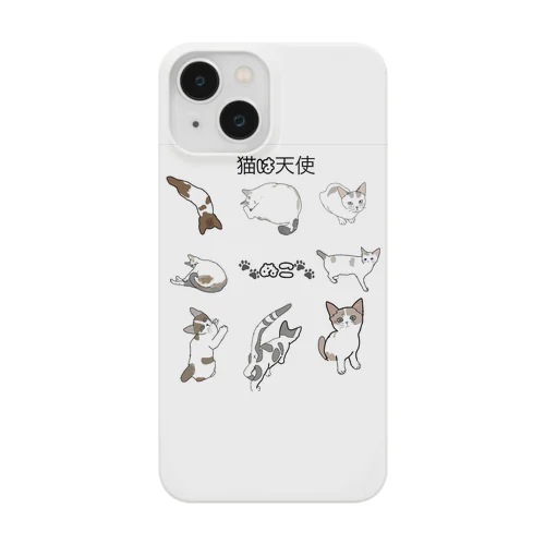 猫の可愛さは猫派の天使 Smartphone Case