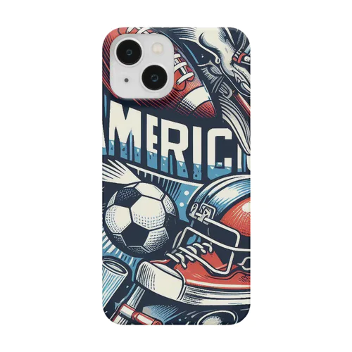  "アメリカンスポーツの輝き" Smartphone Case