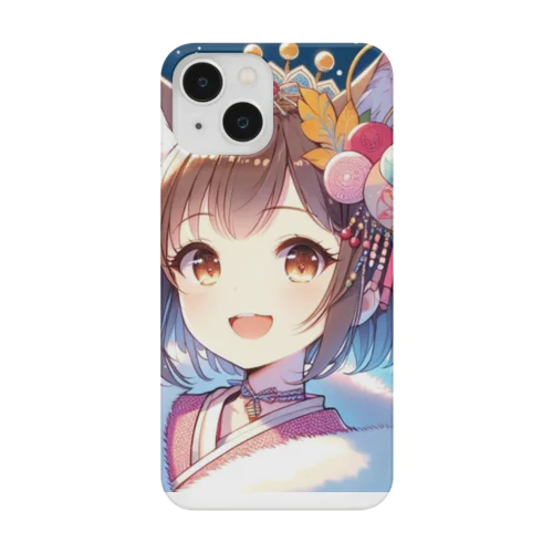 猫ギャル振り袖 Smartphone Case