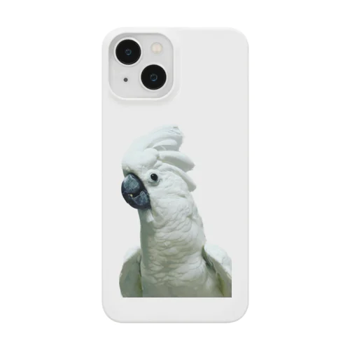 オウムのタイハクオウム　鳥 Smartphone Case