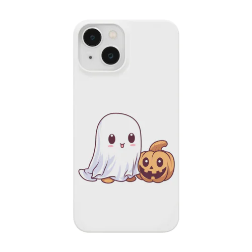 可愛いおばけとカボチャ Smartphone Case