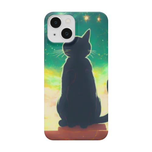 宇宙のすべてを知ってしまった猫 Smartphone Case