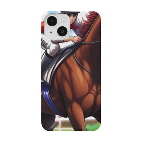 競馬(horse racing) Smartphone Case