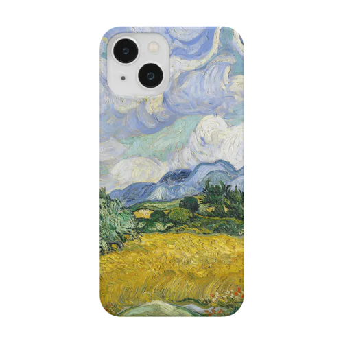 ゴッホ「糸杉のある麦畑」　フィンセント・ファン・ゴッホの絵画【名画】 Smartphone Case