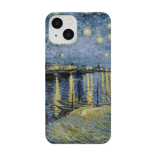 ゴッホ「ローヌ川の星月夜」　フィンセント・ファン・ゴッホの絵画【名画】 Smartphone Case