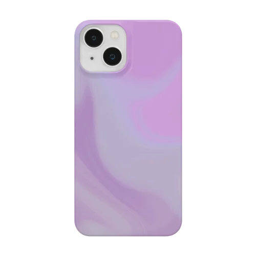 紫マーブル Smartphone Case