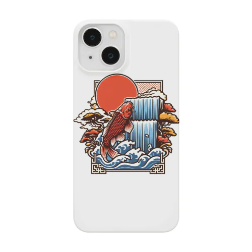 鯉と滝 Smartphone Case