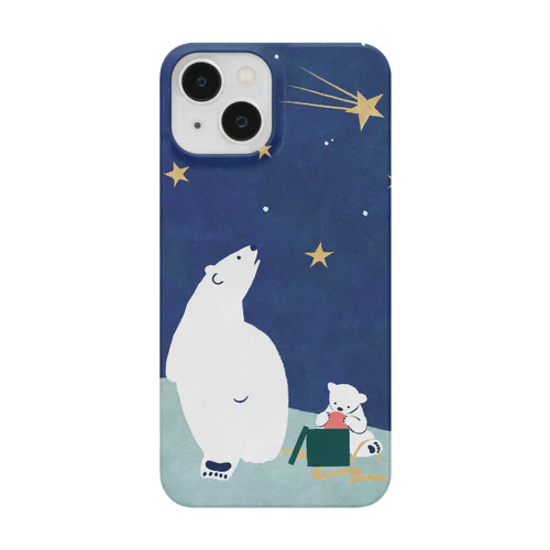 とある冬の日～ホッキョクグマと流れ星～ Smartphone Case