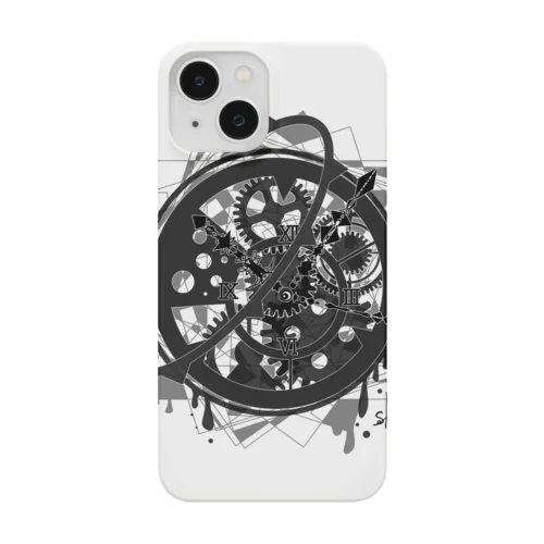 mono clock Smartphone Case