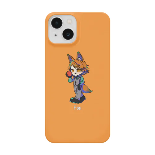 キツネくん（背景ありVer.） Smartphone Case