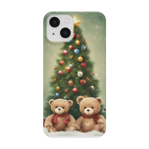テディーベア兄弟のクリスマス Smartphone Case