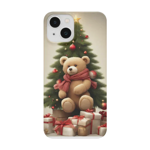 クリスマス テディーベアの思い出 Smartphone Case