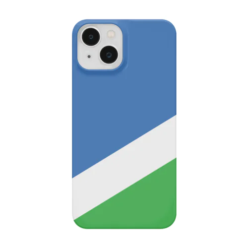 ミニマリズムデザインな気分　青と緑 Smartphone Case