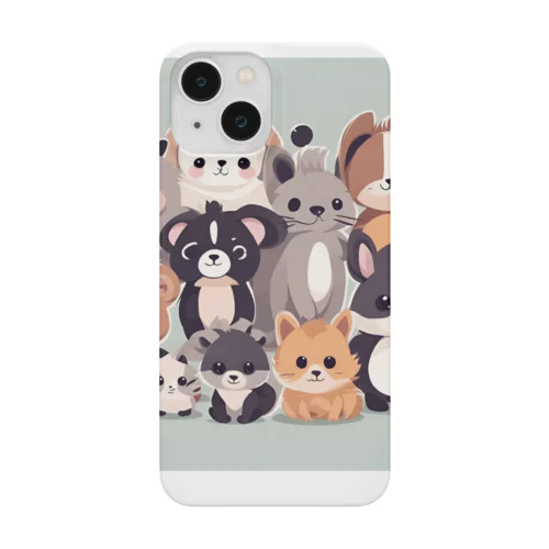 可愛い動物達 Smartphone Case