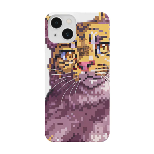 茶トラネコ(ドット絵) iPhone Smartphone Case