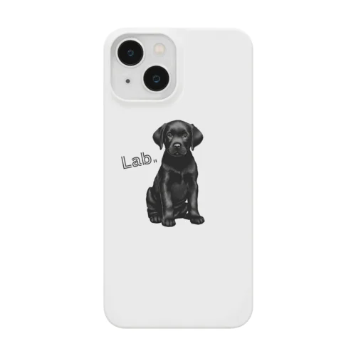 黒Lab.グッズ Smartphone Case