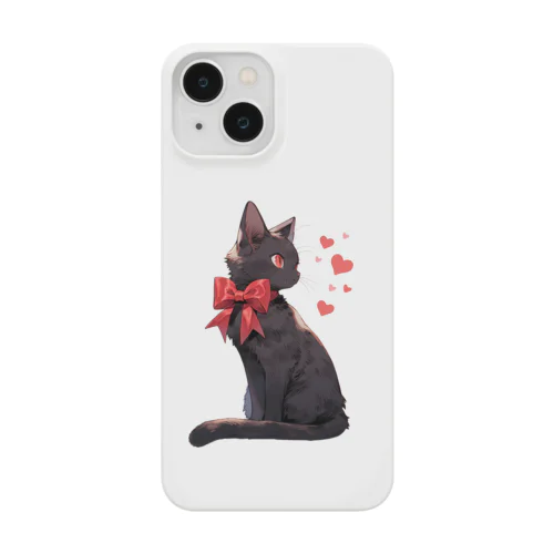 ハートの黒猫#17 Smartphone Case