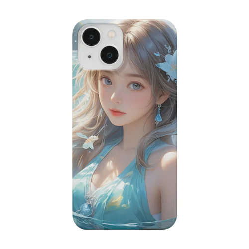 水の中の美少女スマホケース Smartphone Case