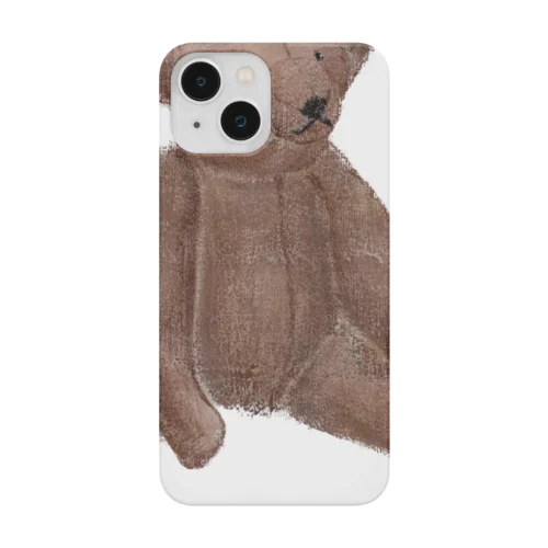 Lovely bear。brown bear スマホケース