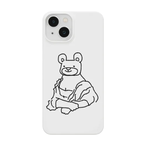 名画くま(モナリザ) Smartphone Case