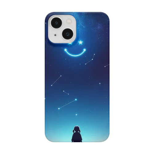 星座を見上げる少女 Smartphone Case