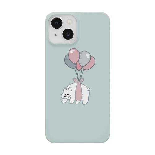 ふわふわ　ポラベア(グリーン) Smartphone Case