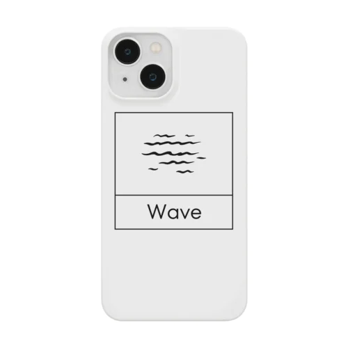 四角におさまるWave Smartphone Case