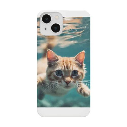 泳ぐ猫 Smartphone Case