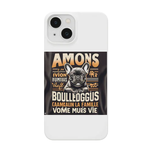 一生涯のパートナーFrench Bulldog Smartphone Case