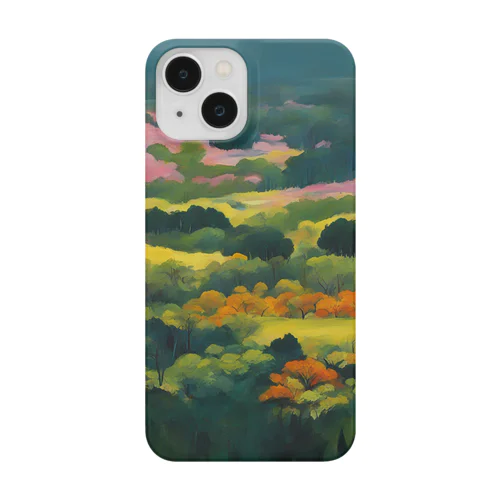 色彩豊かな自然風景 Smartphone Case