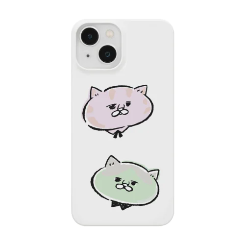 ２匹の猫（猫シリーズ） Smartphone Case