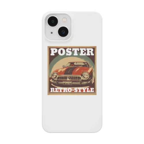 レトロスタイルポスター（自動車） Smartphone Case