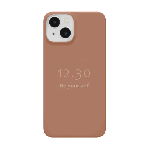 【オーダー品】12月30日の誕生色「サンバーン」 iPhone Smartphone Case