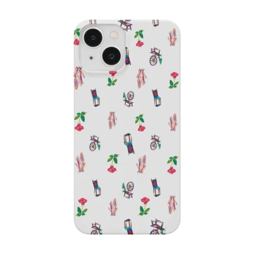 モノグラム白🌹＃02 Smartphone Case