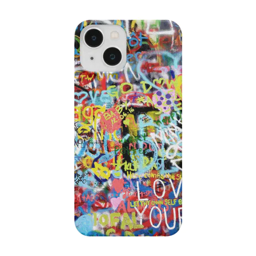 Wall at Praha 〈 Lennon 〉 Smartphone Case