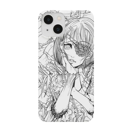 レースの眼帯女子 Smartphone Case