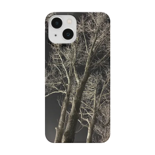 202001121944000　夜の樹木 Smartphone Case