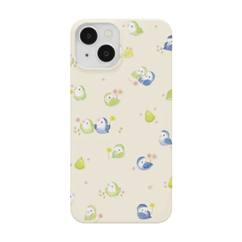 あおあもとお花畑(クリーム) Smartphone Case