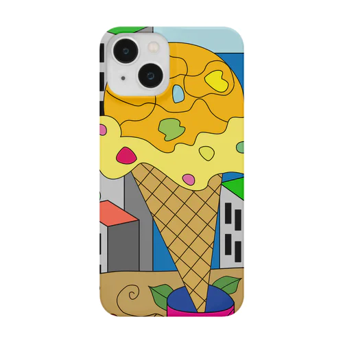 踊るアイスクリームA Smartphone Case