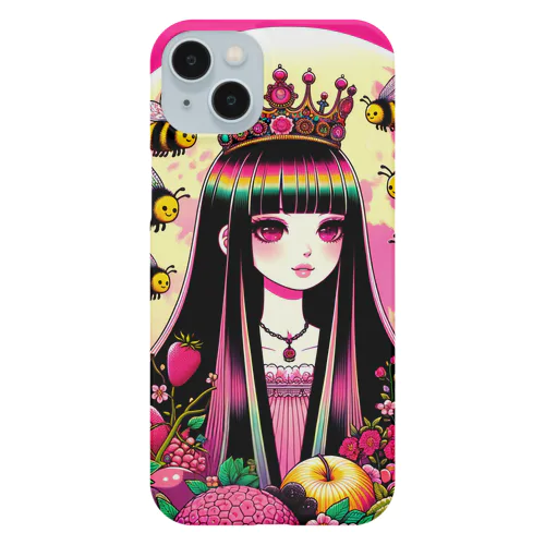 🐝ピンクムーンとミツバチと〈III女帝〉👸🏻 Smartphone Case