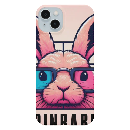 PINRABI【クールで個性的なピンクのウサギ】 Smartphone Case