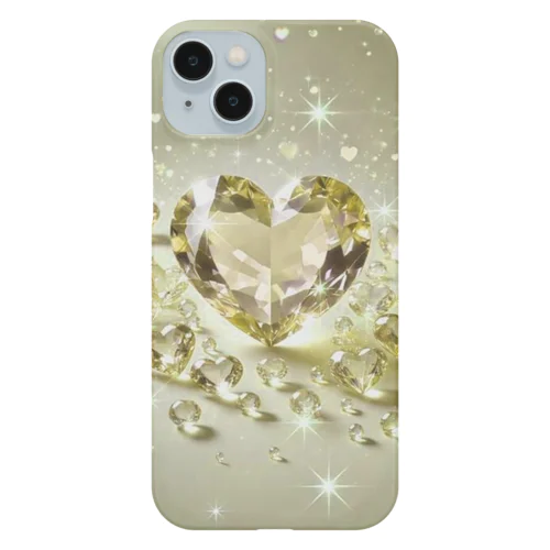 煌めきジュエル（イエロー） iPhone Smartphone Case