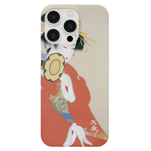 Ukiyoe  浮世絵　上村松園・鼓の音 Smartphone Case