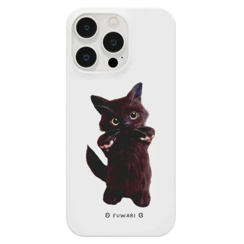 パピ猫立っち/黒猫 Smartphone Case