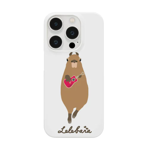 Lelebara ウクレレ弾きのカピバラ Smartphone Case